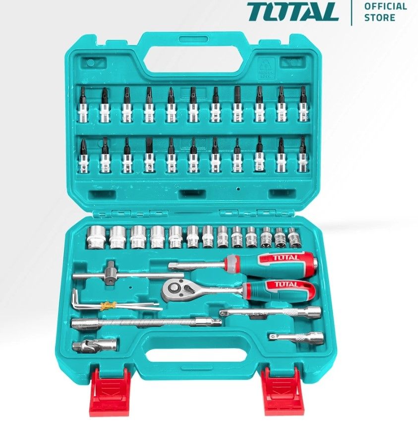 TOTAL THT141462 46 PCS 1/4″ SOCKET SET
