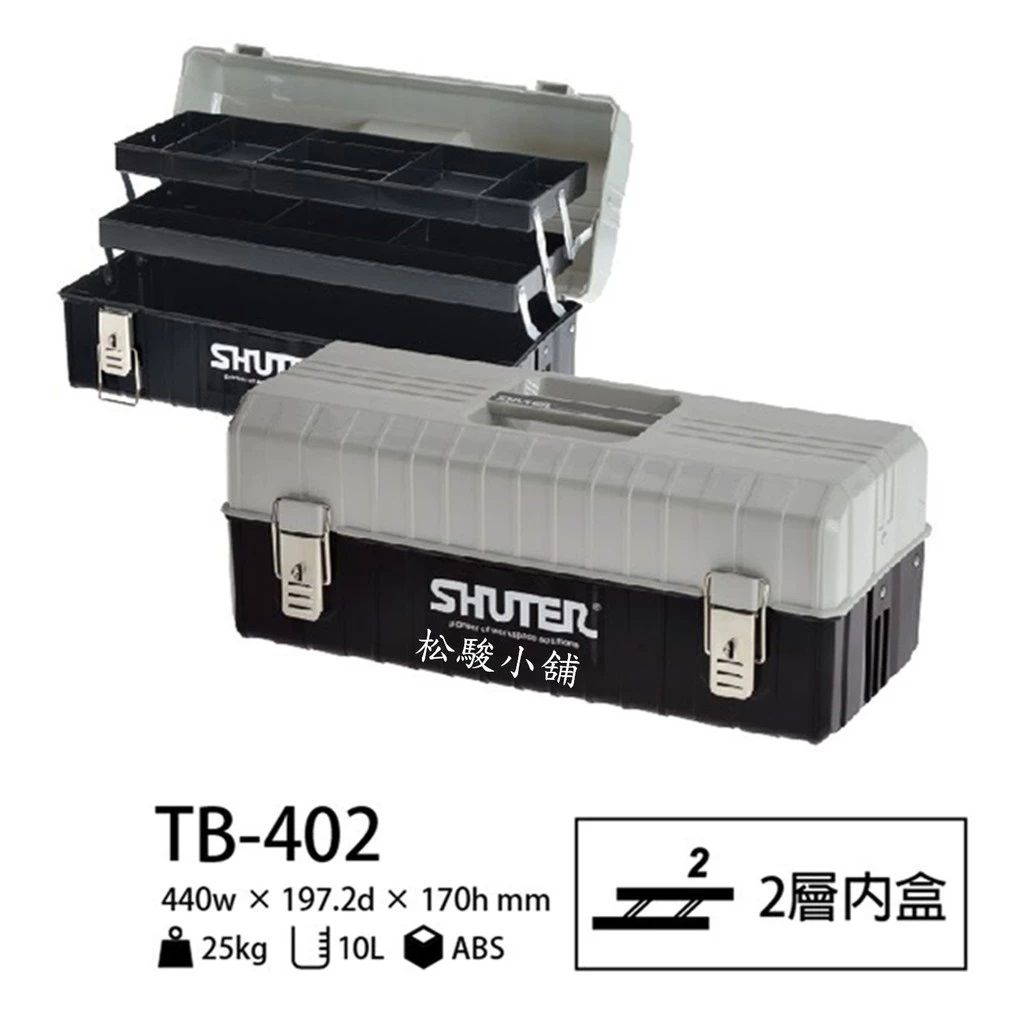 SHUTER Shude TB-402 Toolbox Professional Heavy-Duty Parts Industrial Storage Hardware Screw Wrench