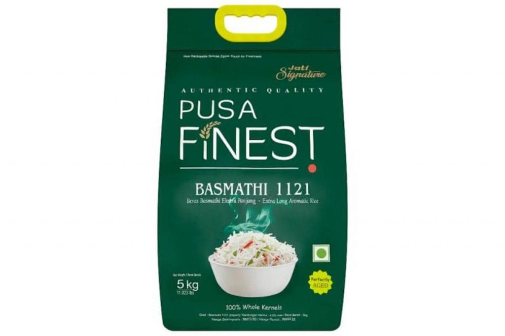 *Jati Signature Pusa Finest Basmathi 1121 Extra Long Aromatic Rice [5kg]