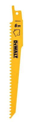 Dewalt DEWALT  6IN 6TPI DEMO RECIP BLD 5-CT