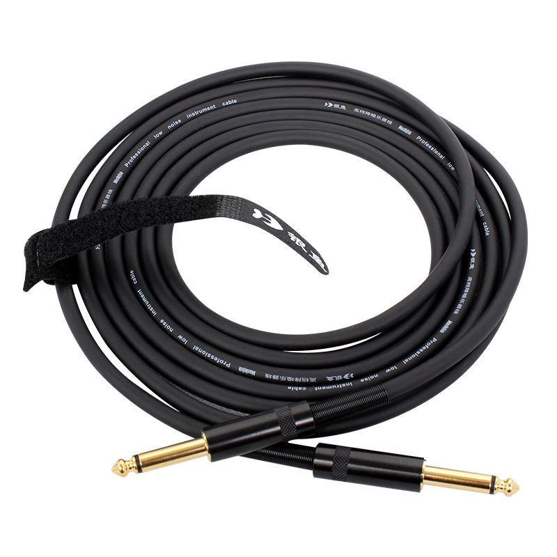 6.35MM TRS to 6.35MM TRS Male Audio Signal Microphone Guitar Balanced Cable (20 Meter)