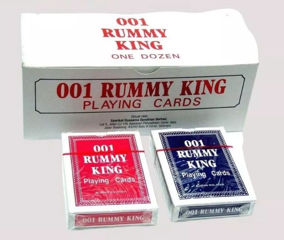 929 High Quality & Rummy King 001 & AAA Premium & Royal ZRG Plastic Playing Card Rummy 001 Playing Ca Y-CRD-929-KK