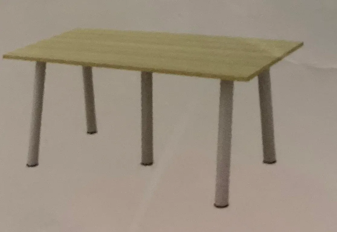 6鈥�BRASS RECTANGULAR CONFERENCE TABLE