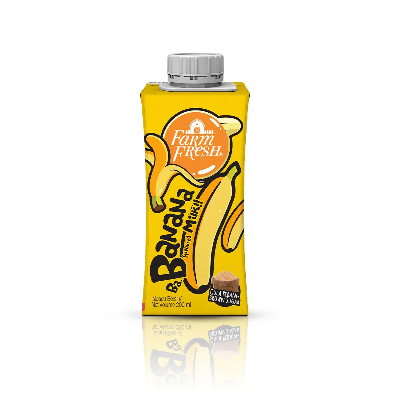Farm Fresh UHT Banana Milk Edge Helicap 24 x 200ml