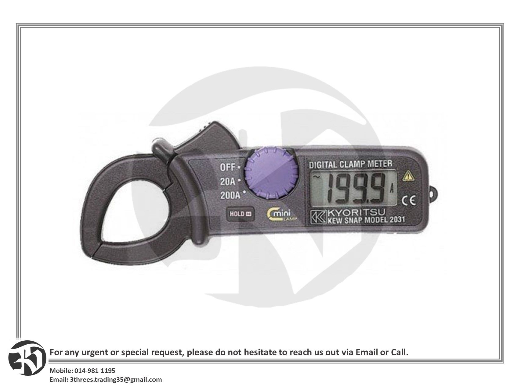 Kyoritsu 2031 AC Digital Clamp Meters