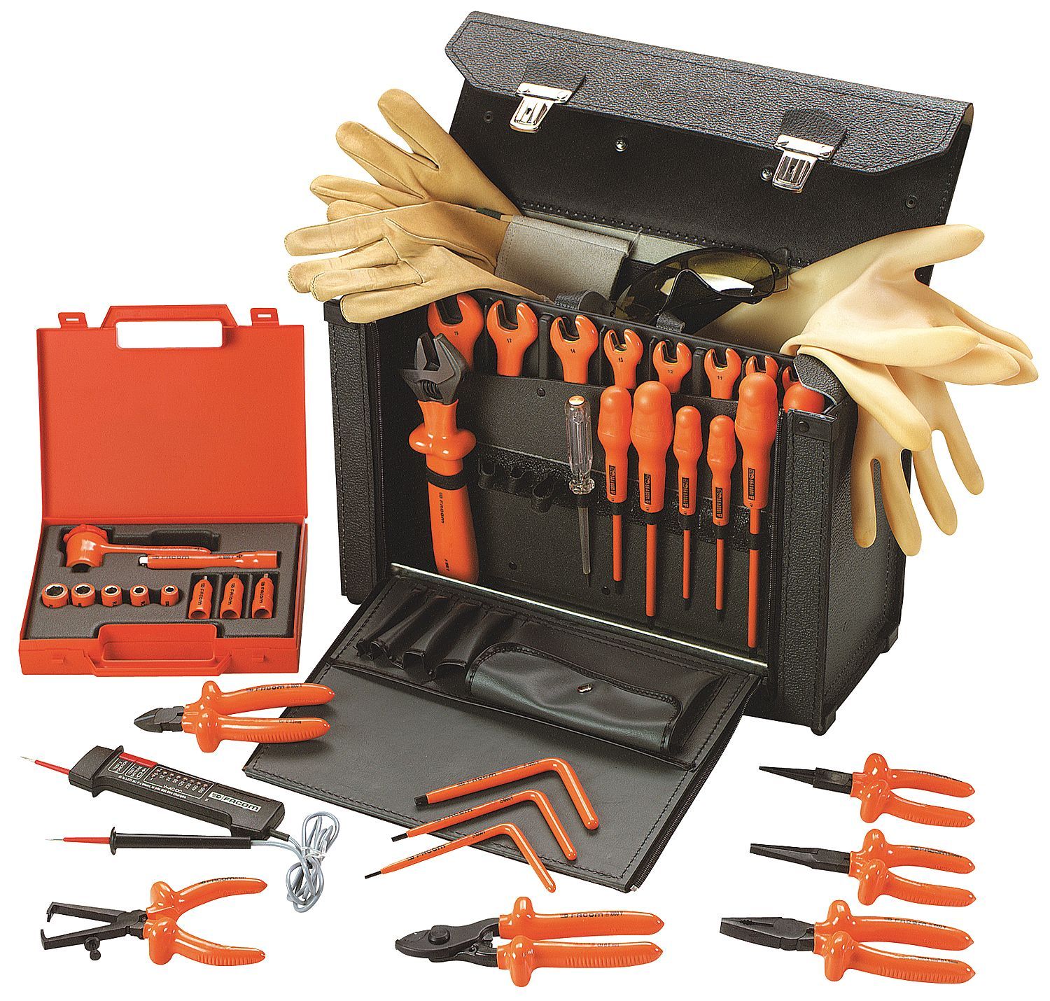 Facom *Facom 32 Piece VDE Approved Tool Set with Pouch - 2187C.VSE