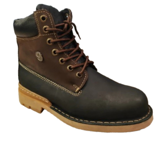 Black Hammer Mid-cut Lace Up - Black / Brown (UK 13)