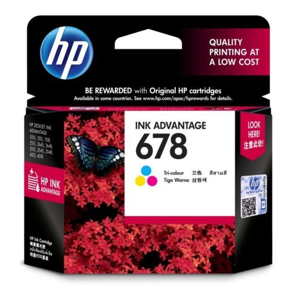 HP Tri-color Ink 678 CZ108AA