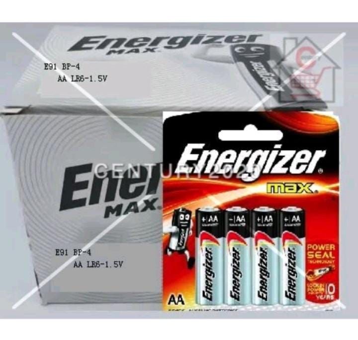 Battery - AA (Energizer) packing: 4pcs/pkt (12pkt/box)