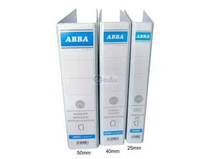 ABBA A4 PVC Ring File With Full Transparent 40mm