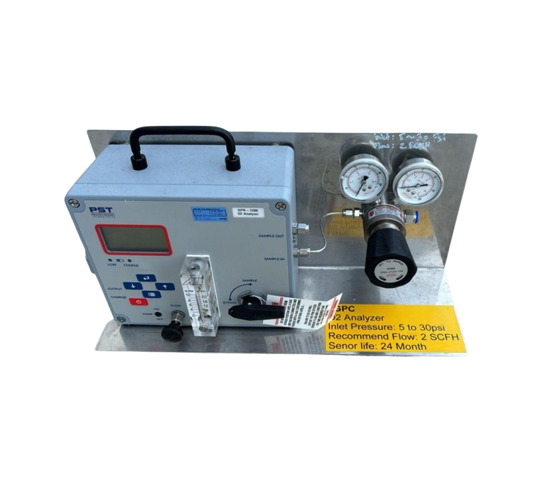 AII GPR-1200 Oxygen Analyzer with Pressure Regulator