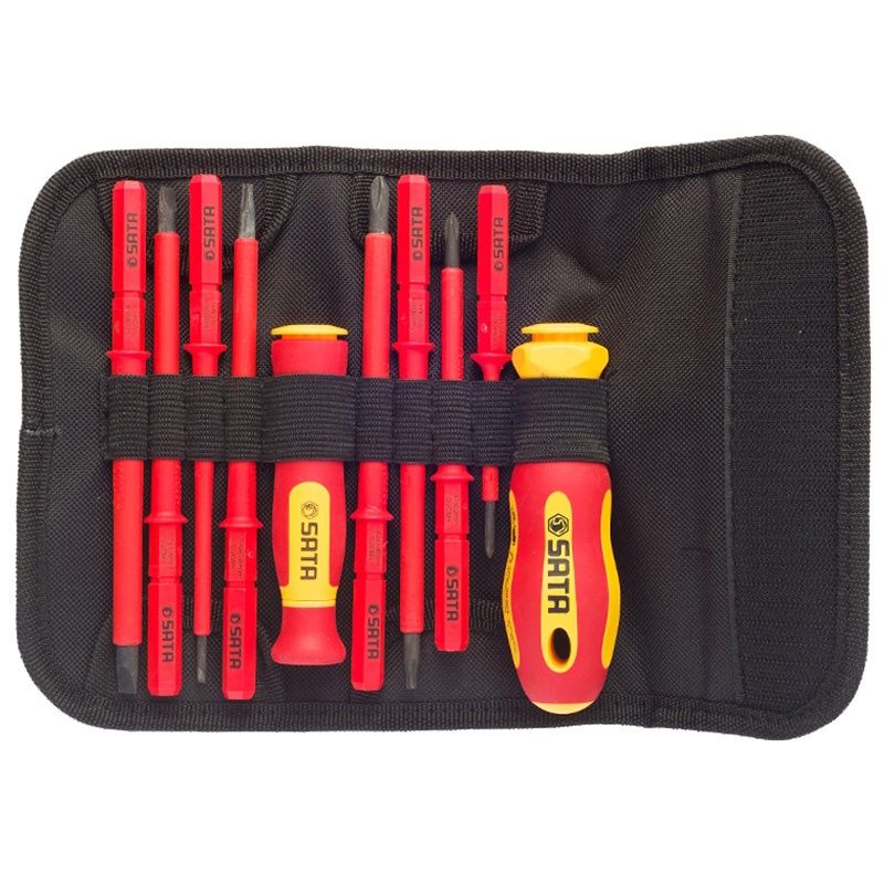 Sata 10PC.AND EXCHANGES SCREWDRIVER SET