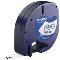 Dymo LetraTag Label Marker Tape Refill 12mm x 4m (Plastic White)