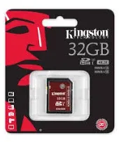 KINGSTON SD U3 90MB/80MB 4K/2K 32GB