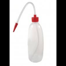 Wash Bottle Oval with Cap & Tube