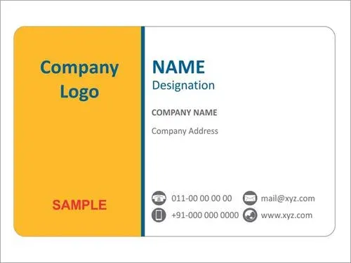 Name Card 100's without laminate