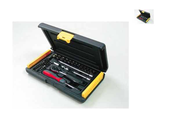 STANLEY SKT SET 1/4"DR 35PC 6PT MET