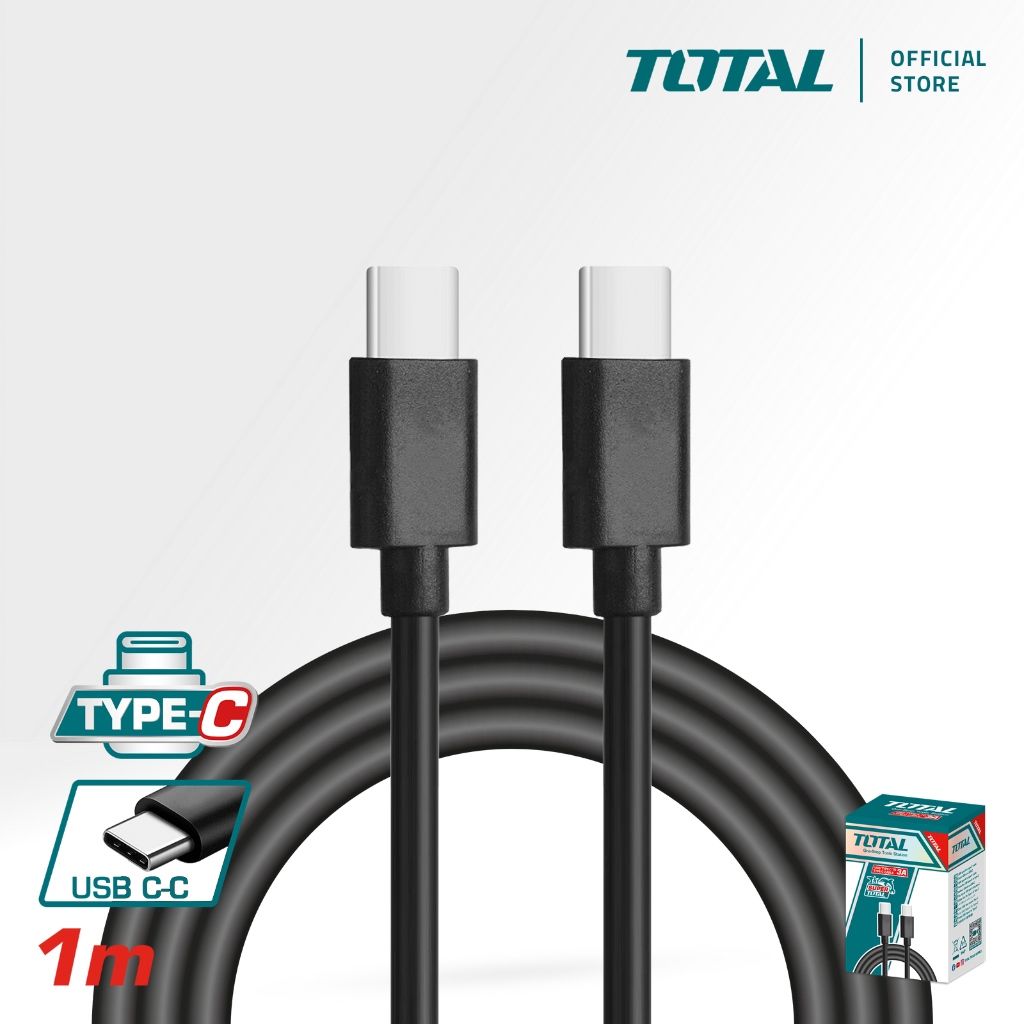 TOTAL USB CABLE TYPE-C TO TYPE-C FOR TBLI12153 LI-ION BATTERY PACK (12V) S12 TIUCC02