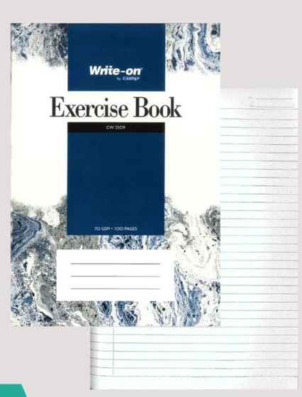Campap Write-ON Exercise Book A4 Size 2506 & 2507 & 2508 & 2509 & 2510 5pcs 5pcs 2509 100pg CW-2506-KK