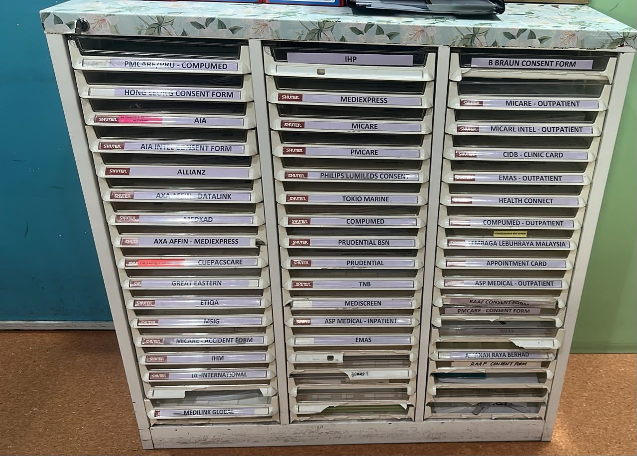 steel Multi-Drawer Filing Cabinet / Document Storage Cabinet