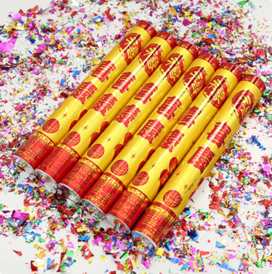 1pcs - 60CM CONFETTI PARTY POPPER POP KERTAS WARNA