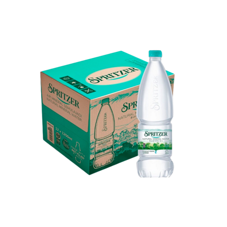 SPRITZER MINERAL WATER / 24 BOTTLES / 550ML / AIR PUTIH / AIR MINERAL