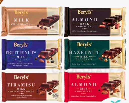 Coklat Beryl's Bar 160g