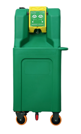 PORTABLE EMERGENCY EYEWASH WITH MOBILE CART MODEL : VAL-PE16 (M.CART)