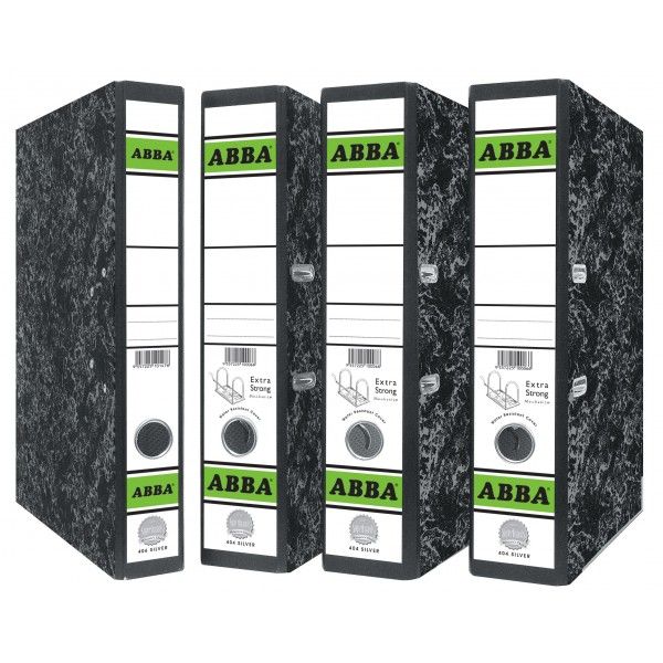 ABBA Level Arch File 404 Silver 3 inch