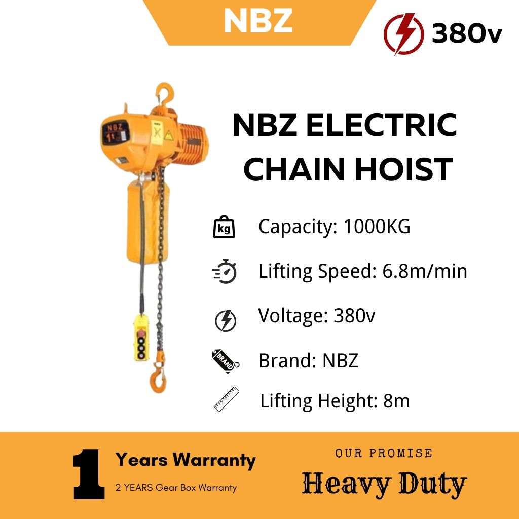 OEM Heavy Duty Electric Chain Hoist crane 1000kg