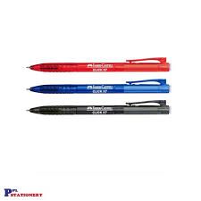 FABER CASTELL PEN 1422 (CLICK X7) 0.7 BLACK/BLUE/RED 60PCS/BOX