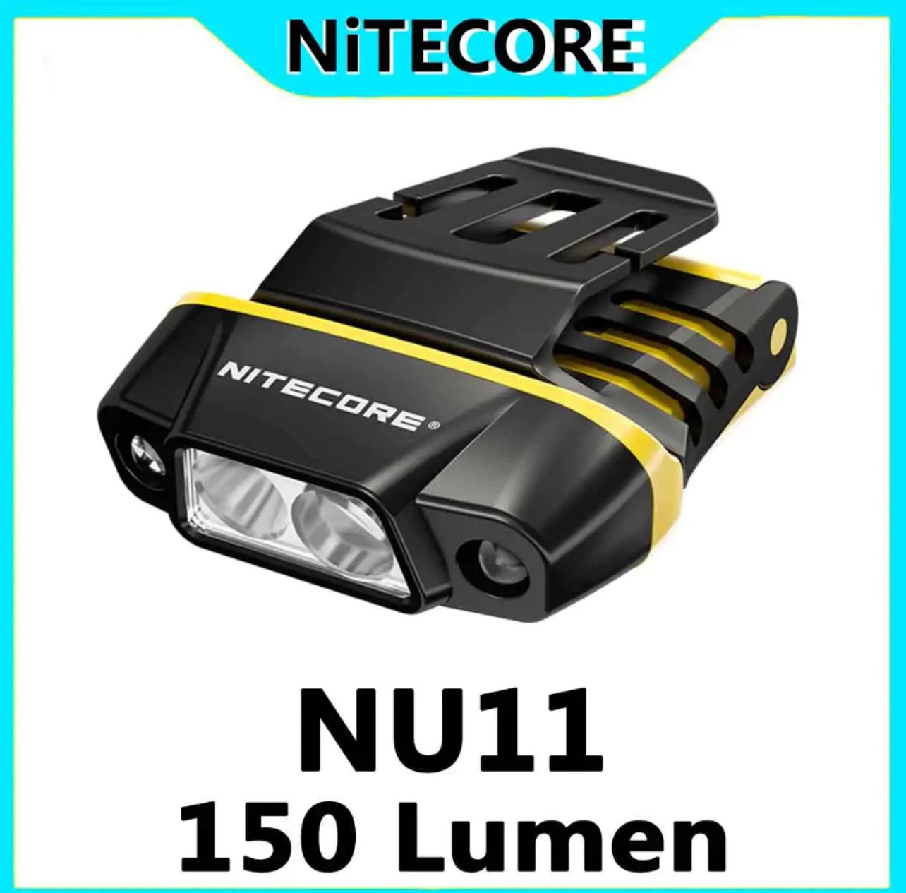 NITECORE NU11 150 lumen headlights with a built-in 600mA battery