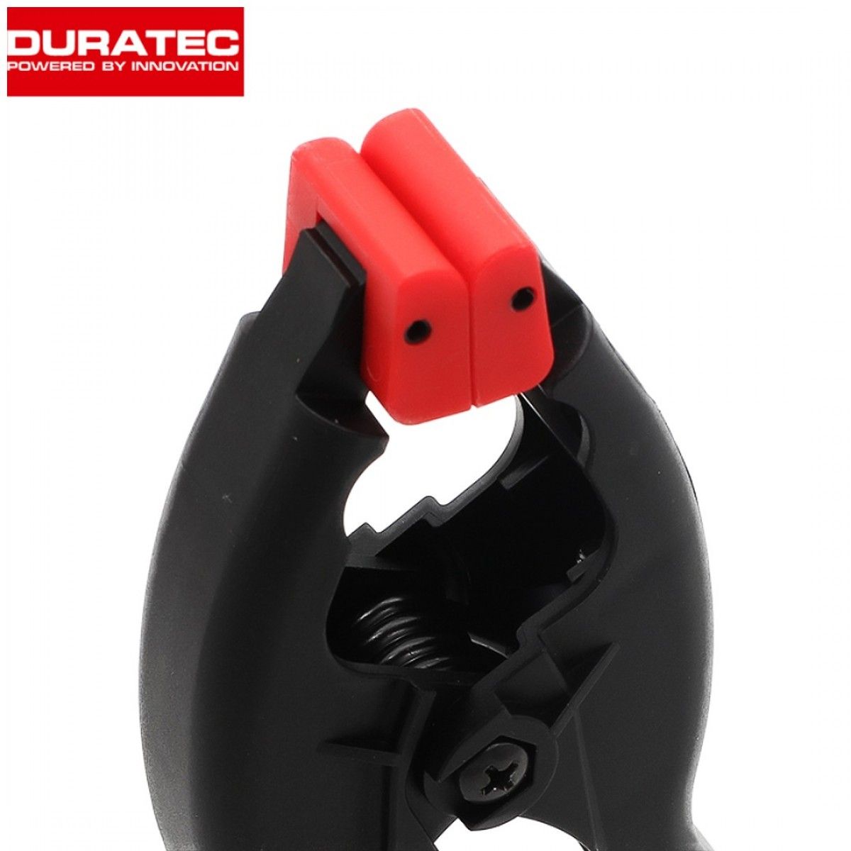 Duratec 829 Adjustable Pressure Spring Wood Clamp (110MM) (Black)