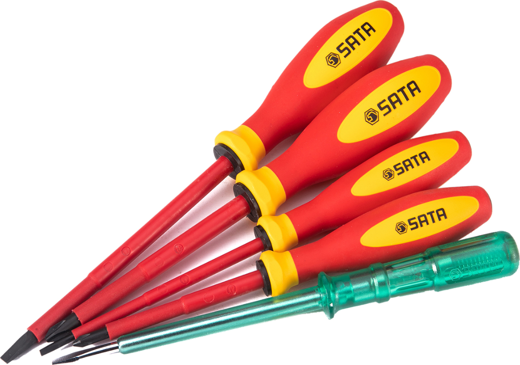 Sata 5PCS VDE INS.SCREWDRIVER SET