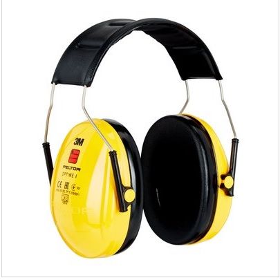 3M Peltor Optime Earmuffs 27dB Yellow Headband H510A-401-GU