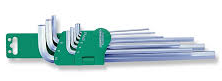 JONNESWAY 9PCS LONG ARM HEX KEY SET (SAE)