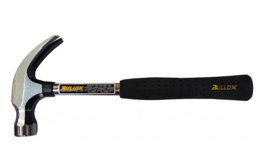 BULLOX TUBULAR STEEL HANDLE CLAW HAMMER – AB16