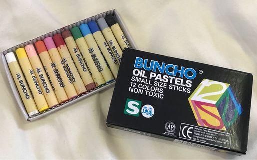 BUNCHO 12 COL . OIL PASTEL