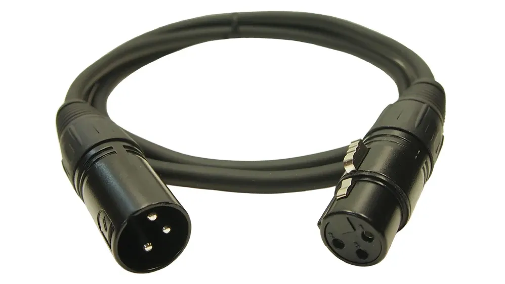 Microphone Cables XLR TO XLR Male to Female (1 meter)