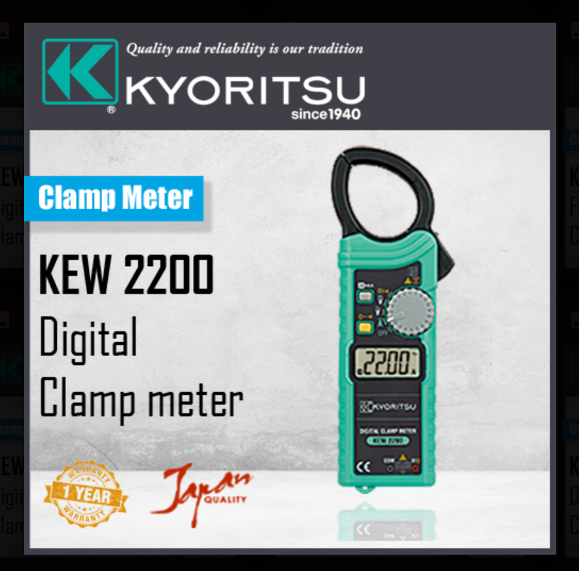 KYORITSU 2200 DIGITAL CLAMP METER