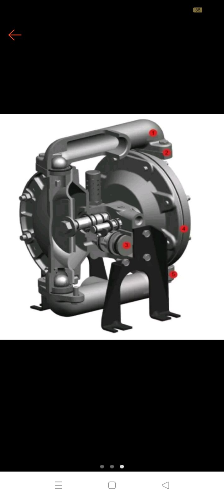ARO Diaphragm Pump Size-1" Model : 666120-3EB