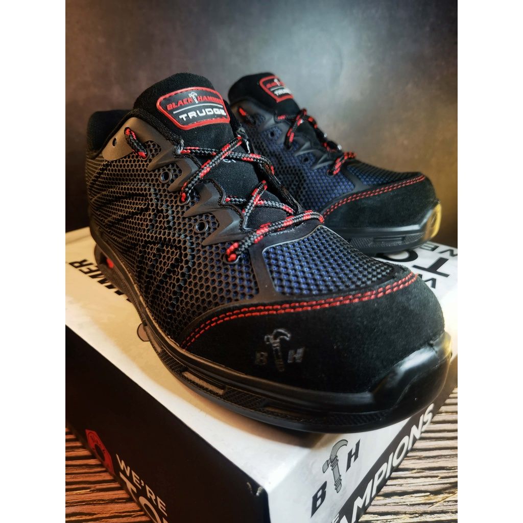 Black Hammer Men Sport Series Low Cut Safety Shoes BH2016-008
