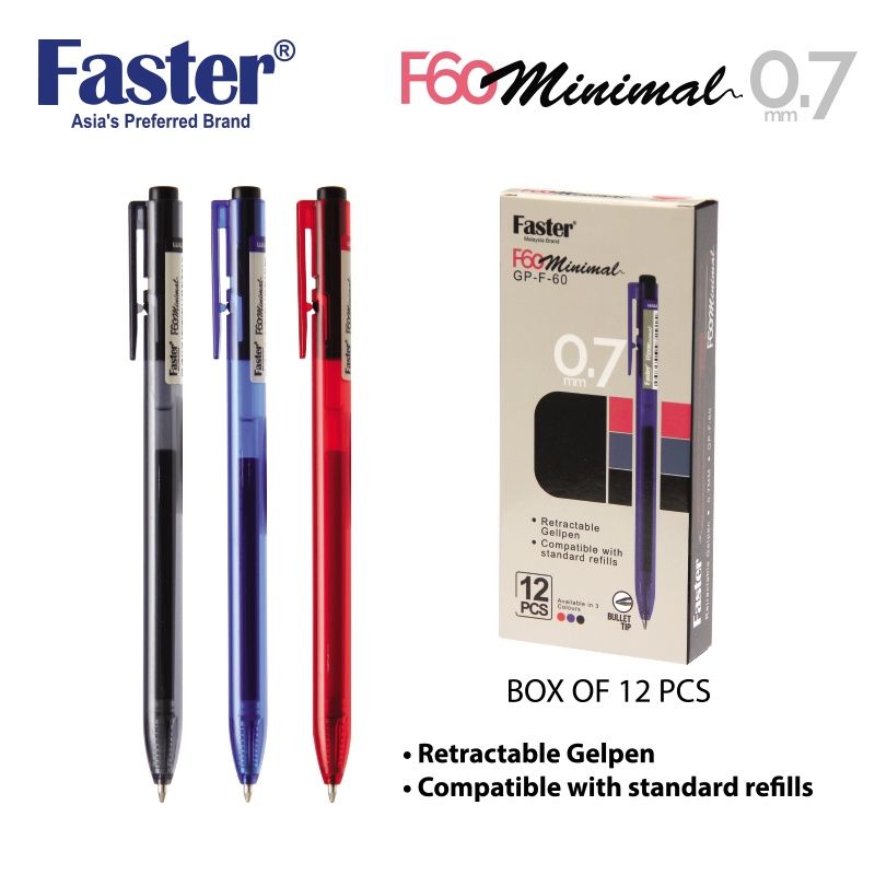 FASTER F60 MINIMAL GEL PEN