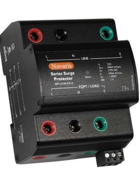 Series surge protector, 1 Phase, 32A, 50kA, 275VAC, Alarm contact SSP1-32-50-275-A