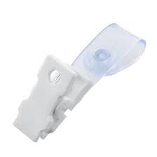 QS Plastic ID Card Clip White