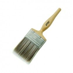 Besi & Logam #SF030 3" (75.0MM) Paint Brush (100% Synthetic Filament) Wooden Handle