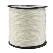 WHITE BRAIDED NYLON ROPE CORD 3mm/ Tali Putih