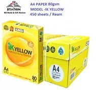 IK Yellow A4 80gsm 10 ream x 450 sheets