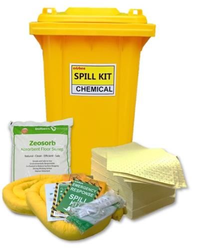 CRISBEN (SKH 120) - Hazardous Chemical Mobile Spill Kit Bin