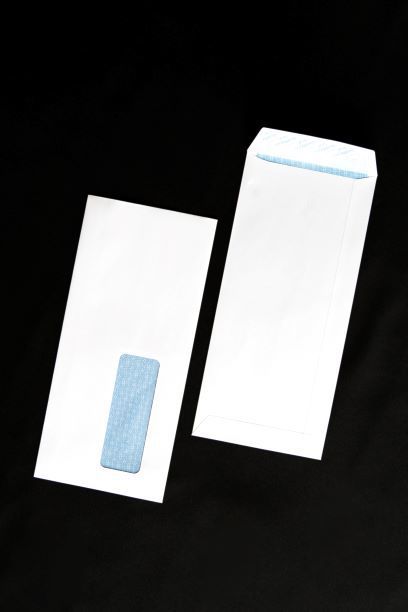 White Window Envelope (size 4.5"x9.75")